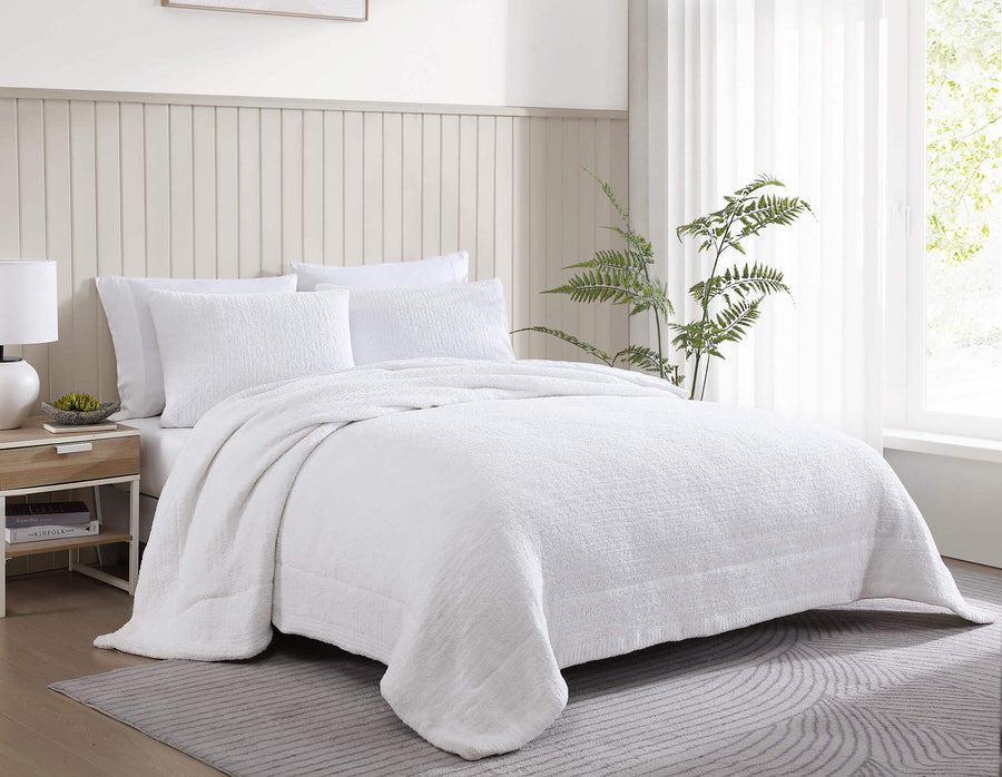 Snug Comforter Clear White