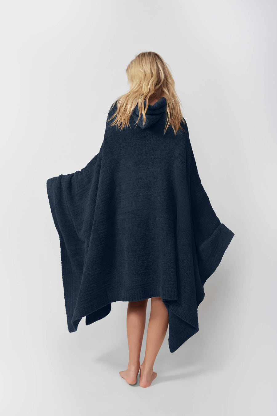 Snug Hooded Wearable Blanket Midnight