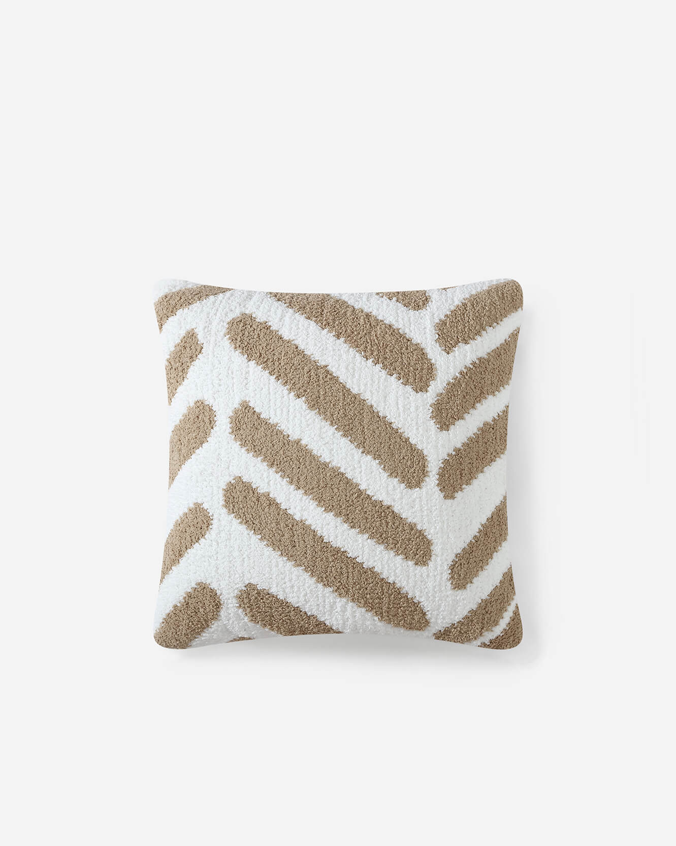 Decorative Throw Pillows Cream Washable Microsuede Pillows