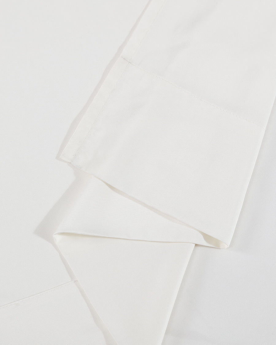 Natural Premium Bamboo Top Sheet Off White
