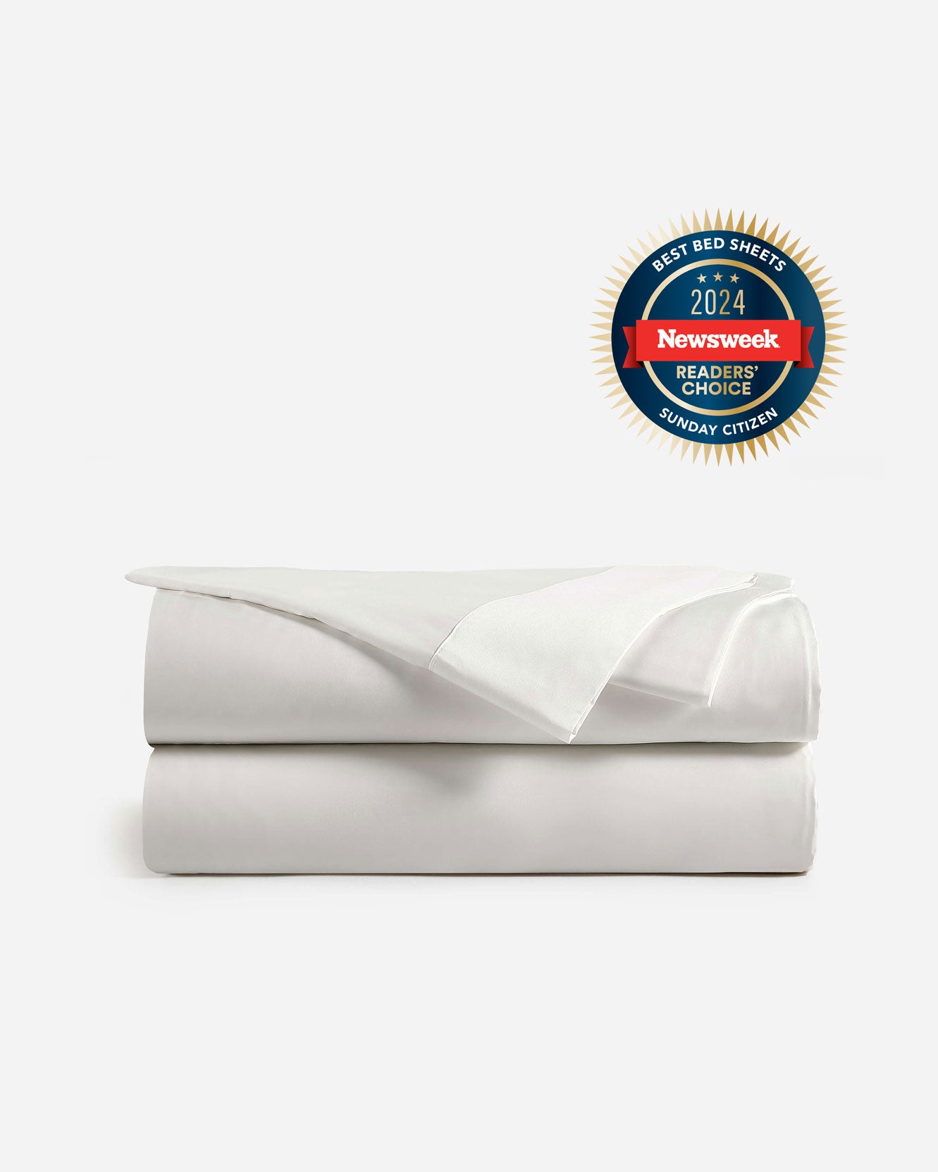 Sunday deals Citizen Natural Premium Bamboo KING Fitted Sheet White MSRP $120