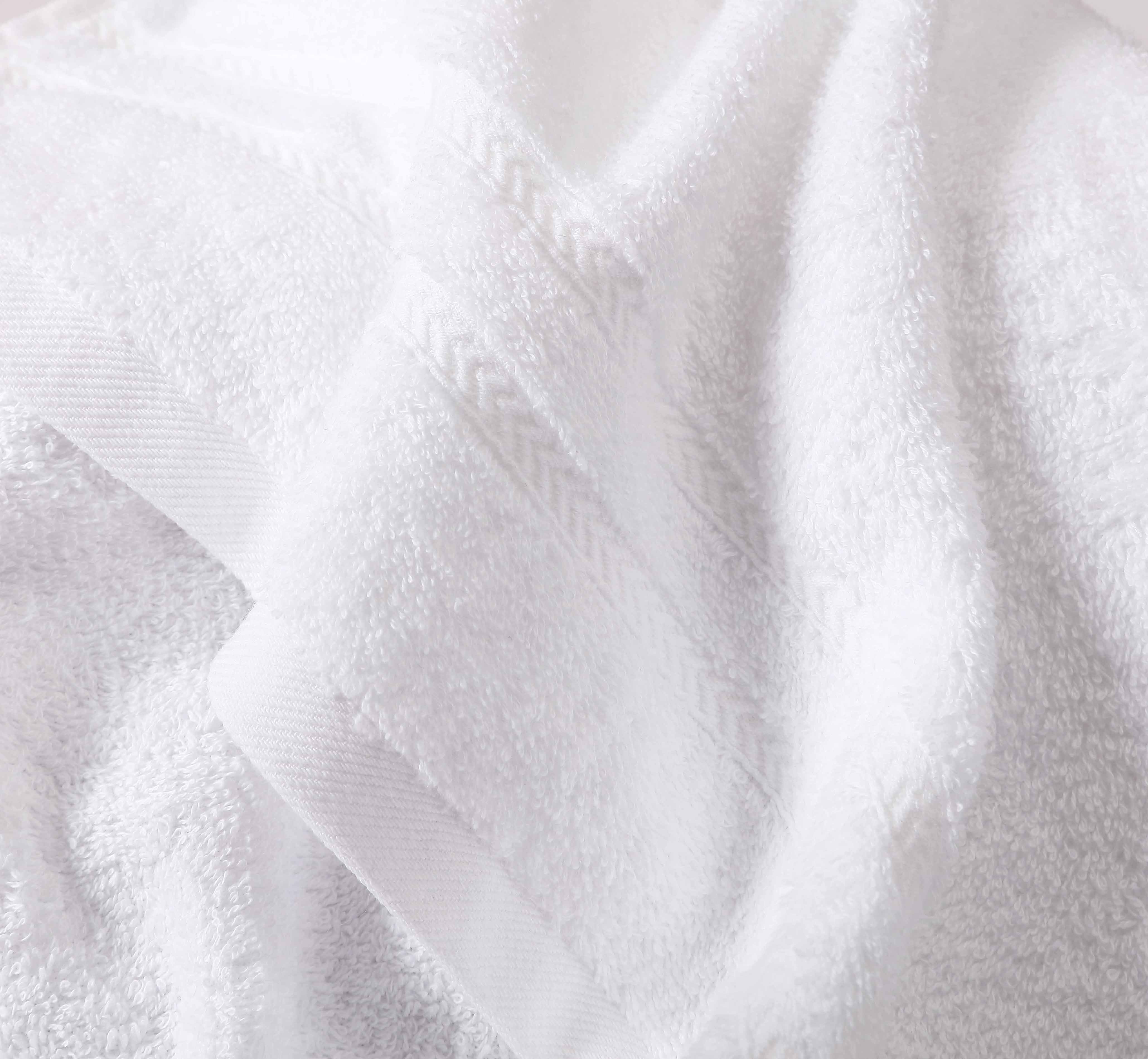 Basic White 6-Pack Bath Towel Set Shower towel Sand free towel