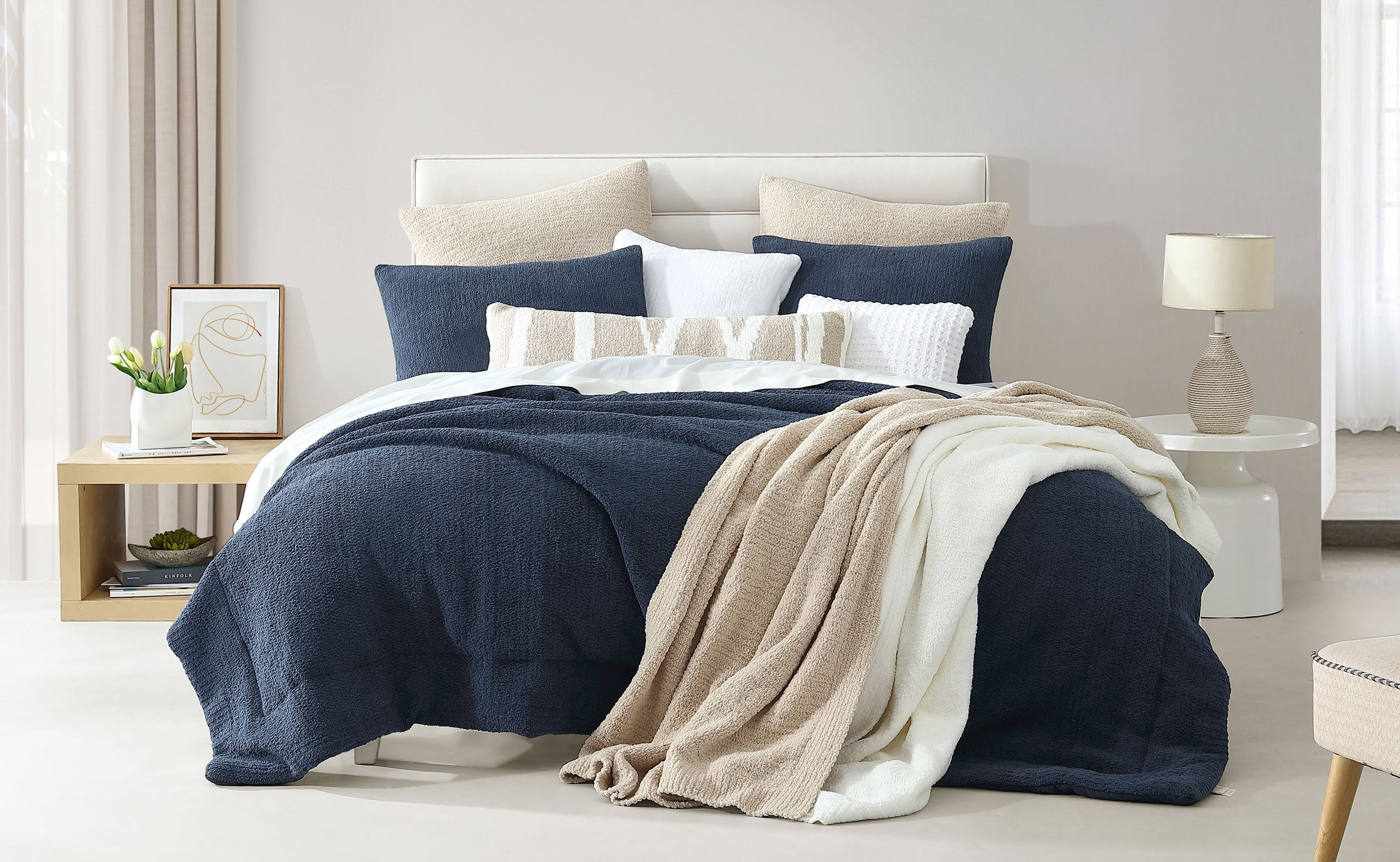 Copper Pearl 2-Pack Knit Security Blankets - 16x16 Inches, 3-Layer, Rose Print