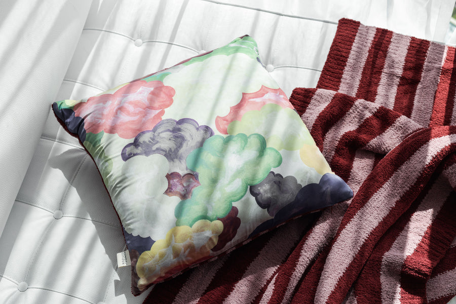 Sunset Soiree Throw Pillow Clouds