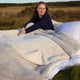 Breathable Faux Fur Comforter Gray