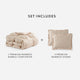 Premium Bamboo Viscose Bubble Comforter Bundle