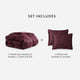 Premium Bamboo Viscose Bubble Comforter Bundle