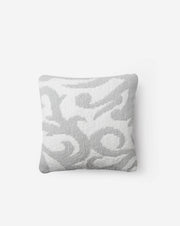 Casablanca Throw Pillow Cloud Gray - Off White