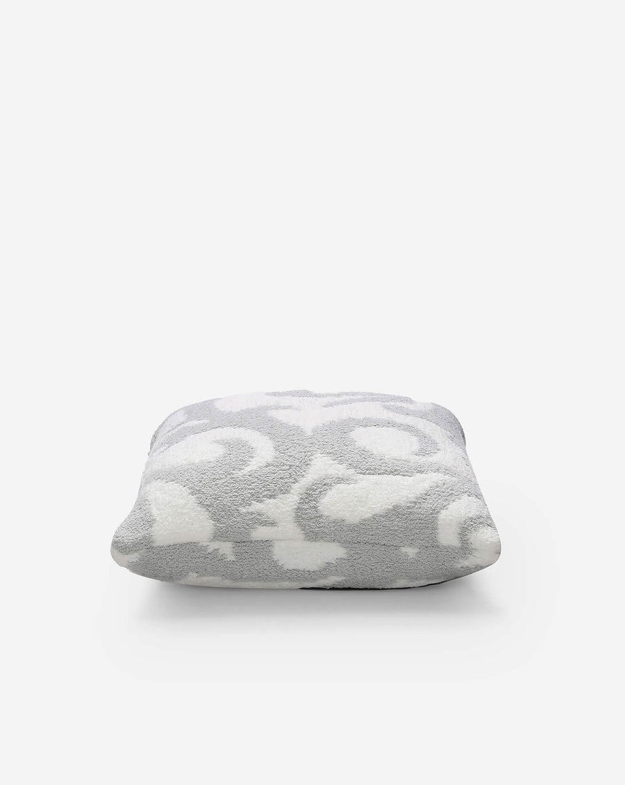 Casablanca Throw Pillow Cloud Gray - Off White