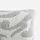 Casablanca Throw Pillow Cloud Gray - Off White