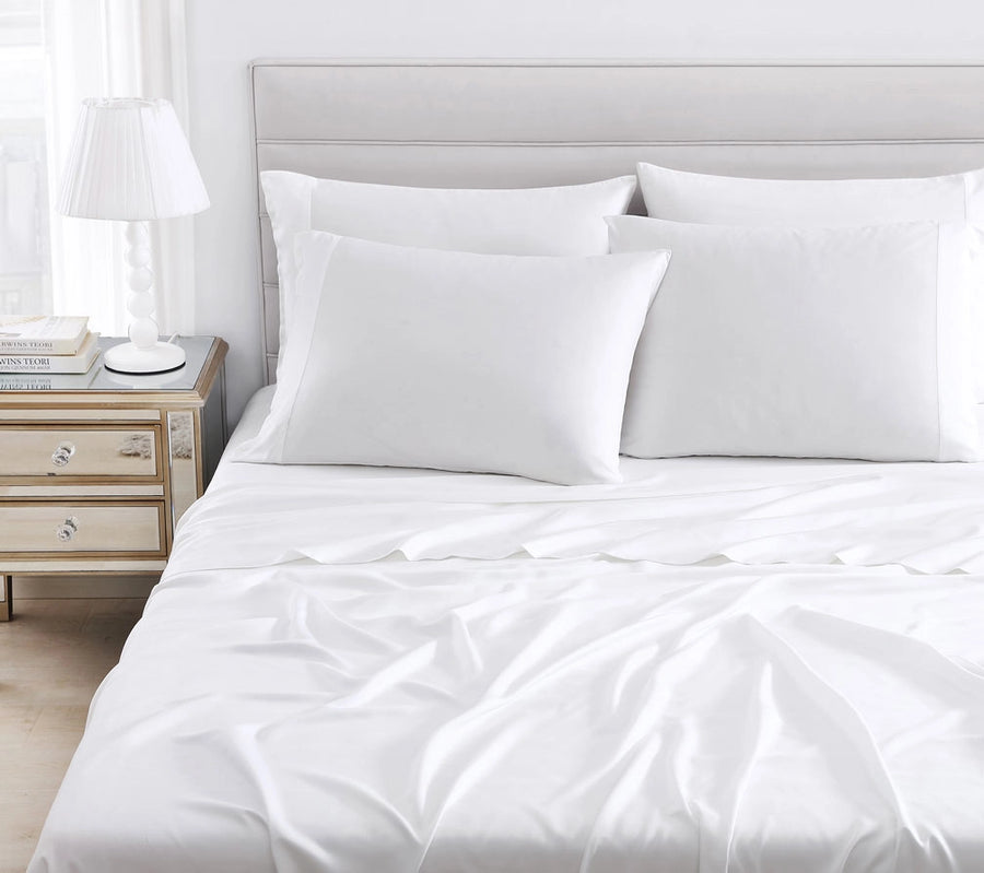 Cooling Bamboo Viscose Top Sheet White