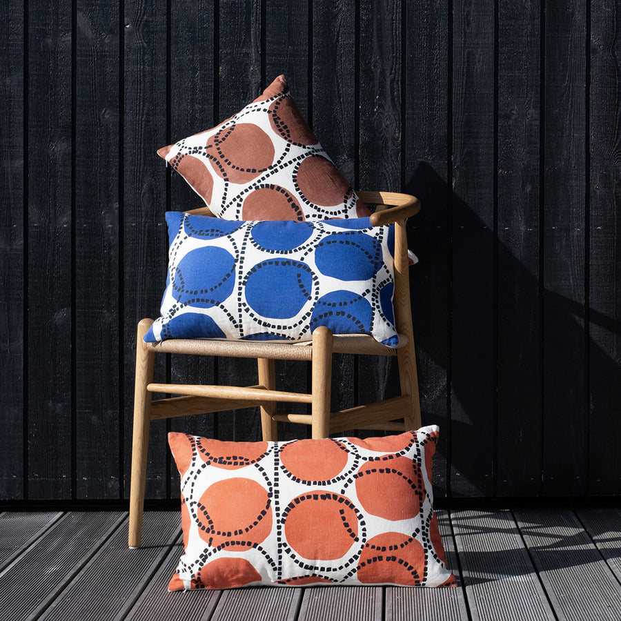 Sunday-Citizen_Decler-Small-Lumbar-Pillow_ Cinnamon Stick Koi Baritone Blue