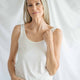 Butter Modal Tank Clear White