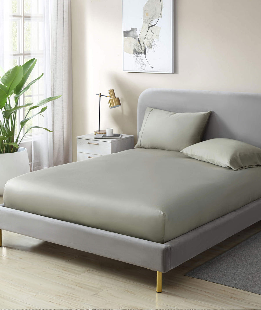 Image of Natural Premium Bamboo Fitted Sheet