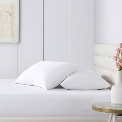 Premium Bamboo Fitted Sheet Clear White