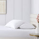 Premium Bamboo Fitted Sheet Clear White