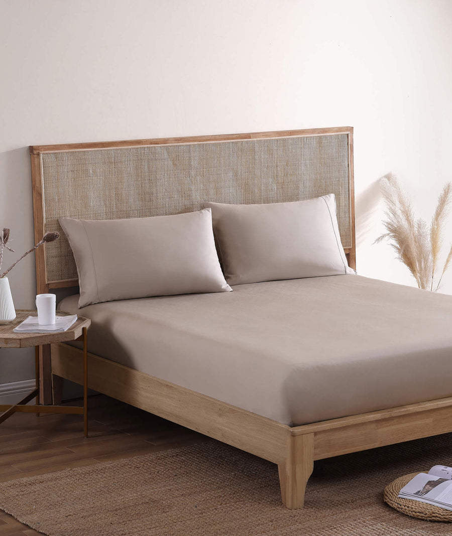Image of Natural Premium Bamboo Fitted Sheet
