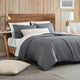 Natural Premium Bamboo Pillowcase Set Coal