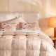 Premium Bamboo Bubble Comforter Blush