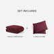 deep burgundy