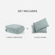 Sunday Citizen Snug Sham Set and Comforter in Misty Blue