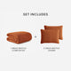 Sunday Citizen Snug Waffle Bundle in Cinnamon Stick