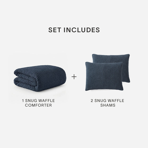 Sunday Citizen Snug Waffle Bundle in Midnight