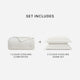 Cloud Cool Cooling Comforter Bundle Off White