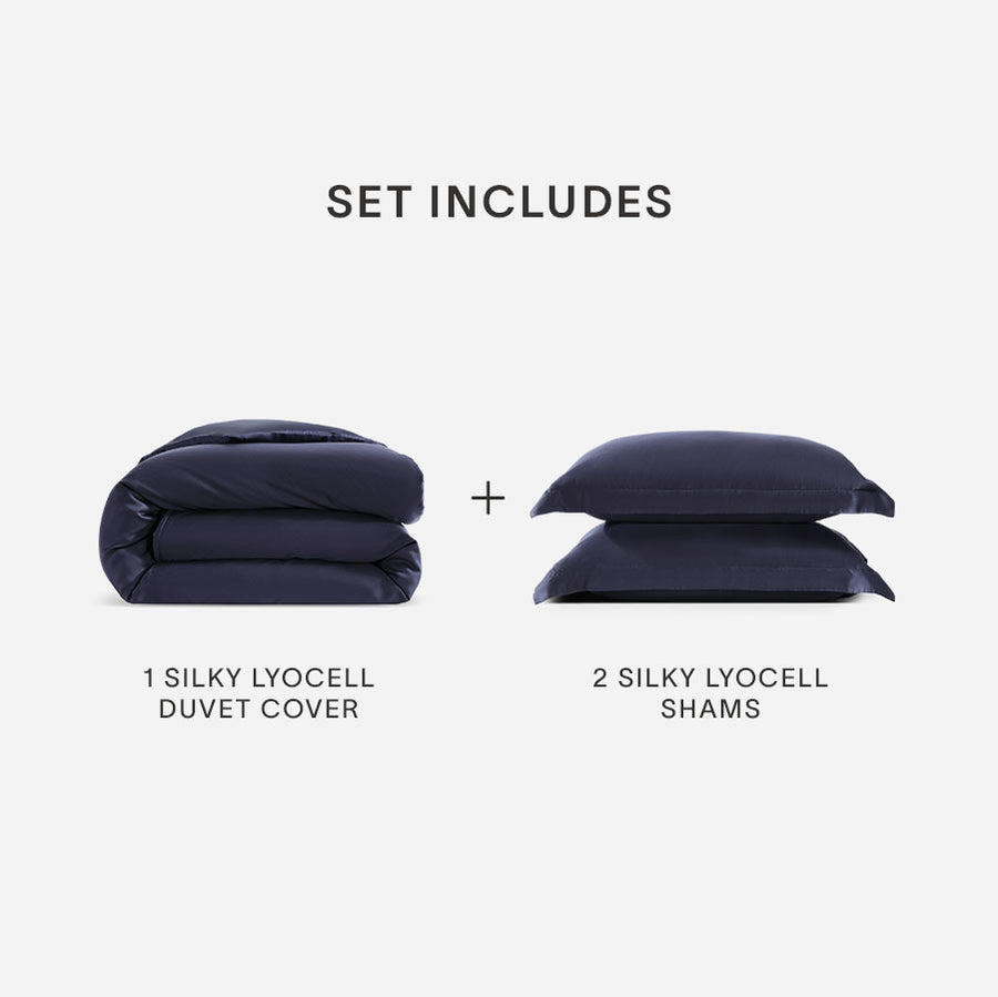 Sunday-Citizen_Silky-Lyocell-Duvet Cover Baritone Blue