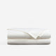 Natural Premium Bamboo Fitted Sheet Off White