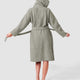 Ribbed Hooded Robe Boulder
