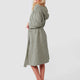 Ribbed Hooded Robe Boulder