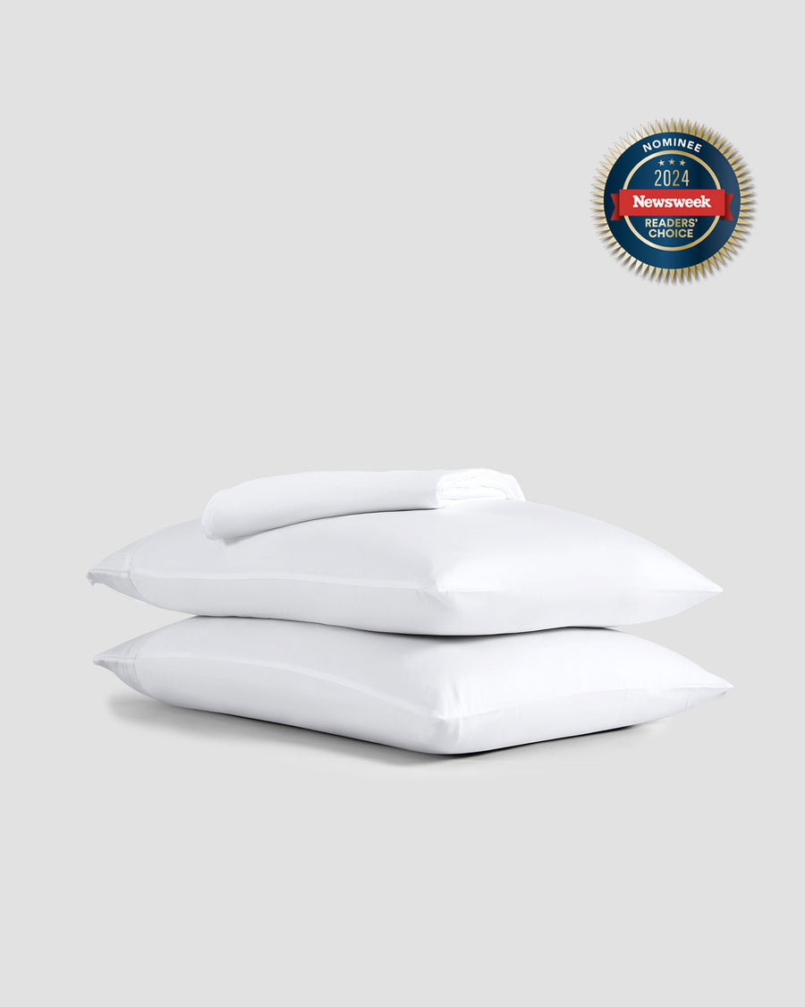 Natural Premium Bamboo Sheet Set Clear White