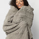 Braided Pom Pom Throw Boulder