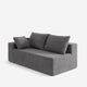 Cypress Left Corner Module Dark Gray