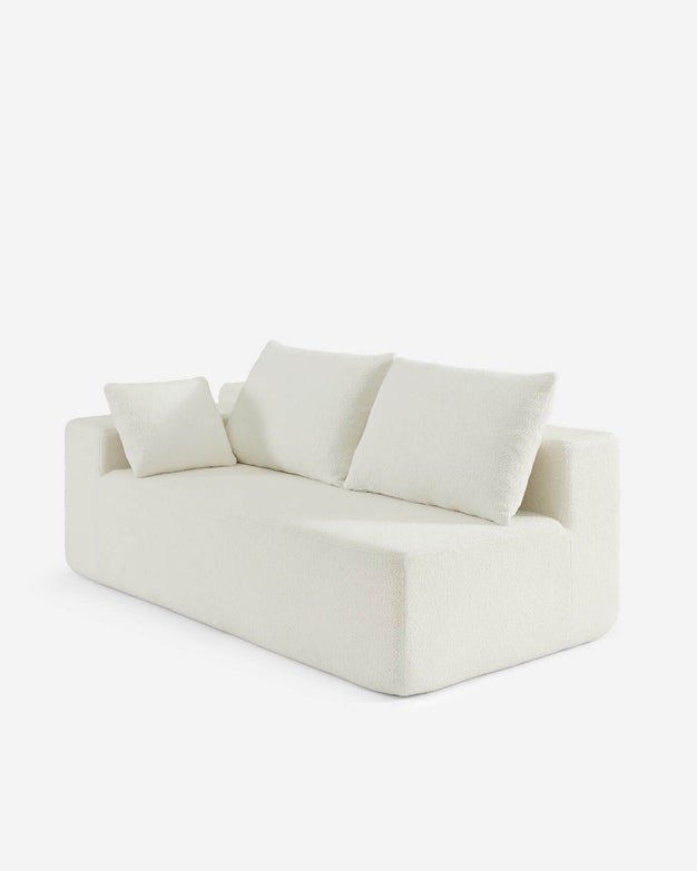Cypress Left Corner Module White