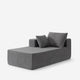 Cypress Left-Side Chaise Module Dark Gray