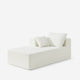 Cypress Left-Side Chaise Module White