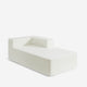 Cypress Right-Side Chaise Module White