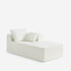 Cypress Right-Side Chaise Module White