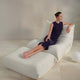 Furniture Dakota Ottoman White