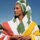 Coastal Beach Towel Yellow