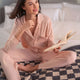 Cooling Modal Long PJ Set Powder Pink