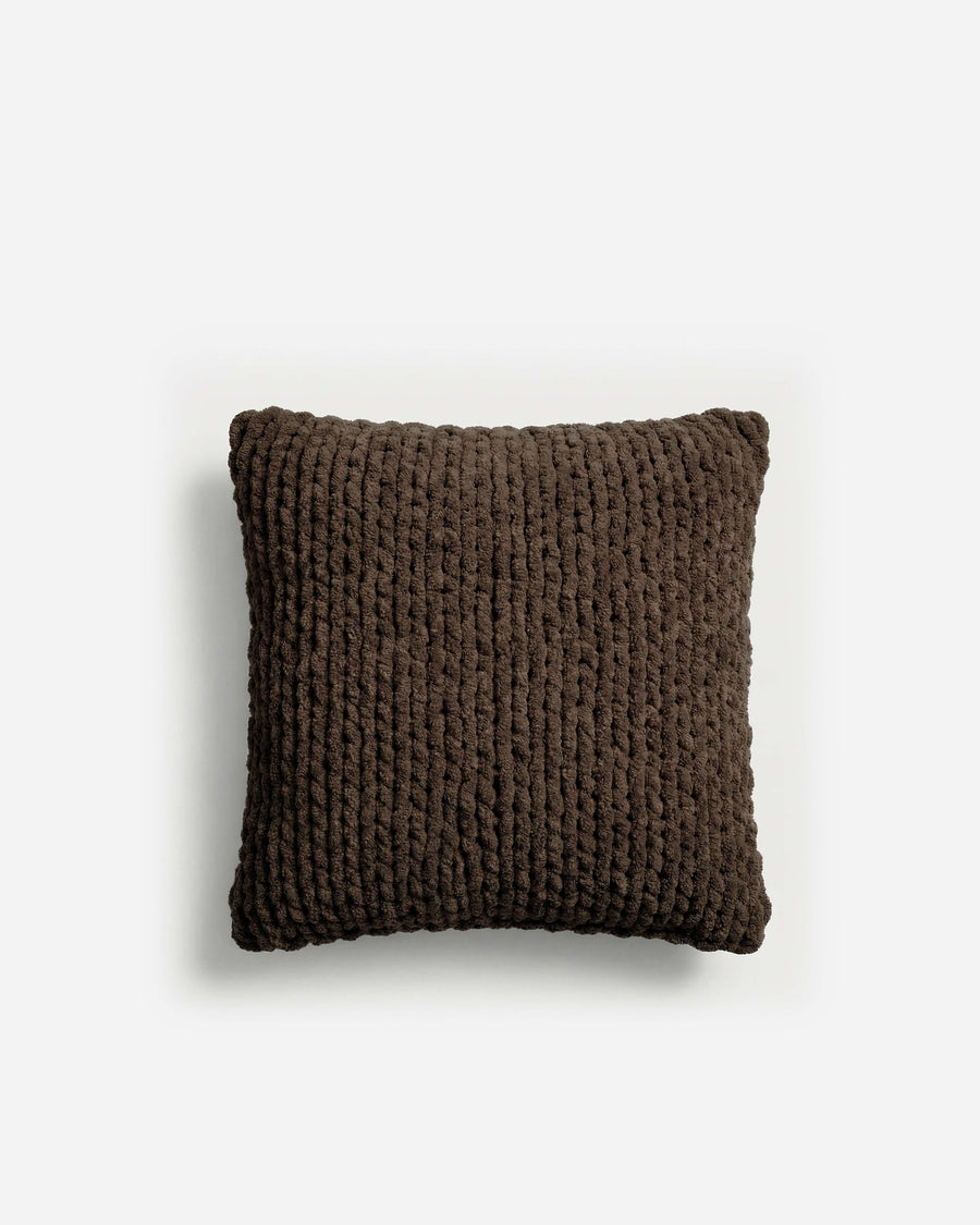 Image of Snug Chunky Knit Throw Pillow