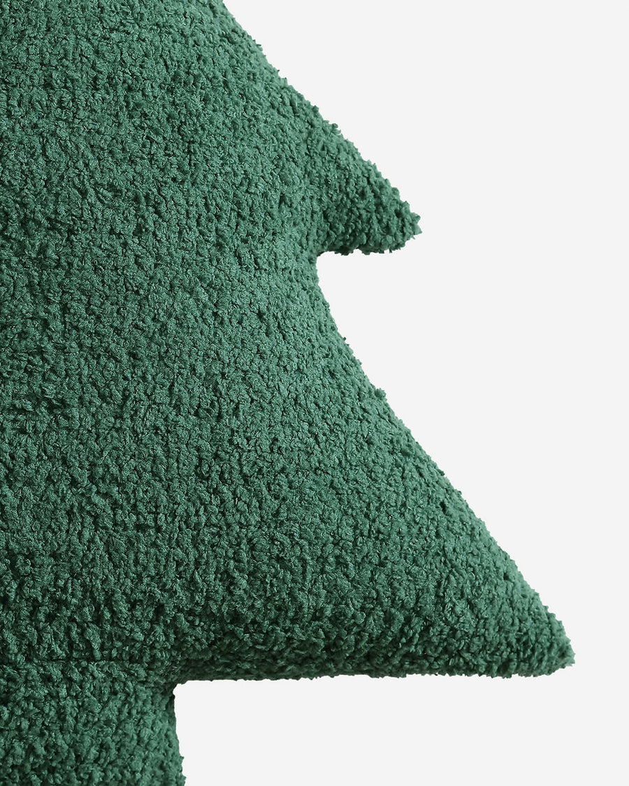 Snug Tree Pillow  Hunter Green