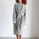 Snug Waffle Robe Cloud Gray