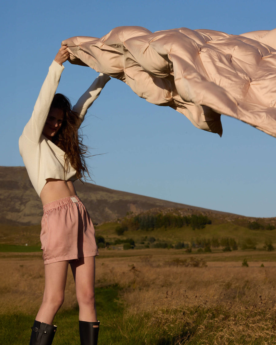 Silky-Lyocell-Striped-Boxer-Shorts red white