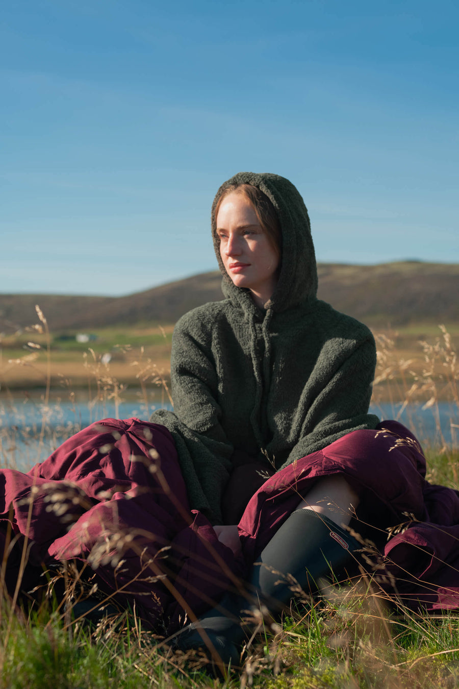 Snug Blanket Hoodie Moss