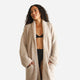 Snug Waffle Robe Taupe
