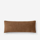 Snug Waffle Lumbar Pillow Chestnut